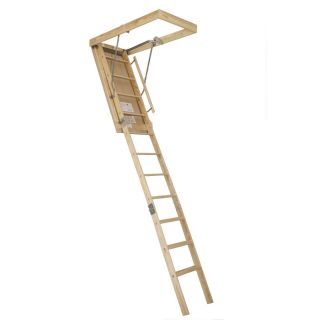 Century Industries, Inc. 10 3/8 ft Wood 250 lb Type I Attic Ladder
