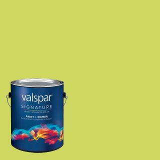 Creative Ideas for Color by Valspar 121.3 fl oz Interior Satin Light Avocado Latex Base Paint and Primer in One with Mildew Resistant Finish