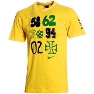 Nike Brazil Gold Authentic Graphic Premium T shirt