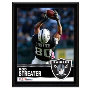 Rod Streater Oakland Raiders Sublimated 10.5 x 13 Plaque
