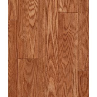 allen + roth 4.96 in W x 4.23 ft L Russet Oak Embossed Laminate Wood Planks