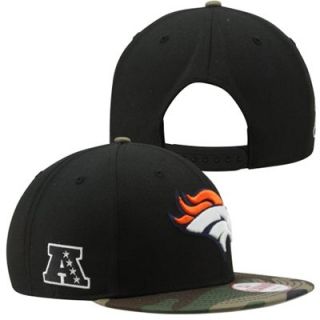 New Era Denver Broncos 9FIFTY Woodland Camo Snapback Hat   Black/Camo   FansEdge