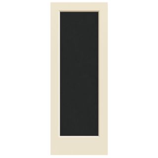 ReliaBilt 24 in x 80 in 1 Panel Square Hollow Core Textured Non Bored Interior Slab Door