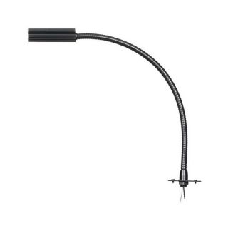 Dainolite Lighting 13 in Adjustable Black Desk Lamp with Metal Shade