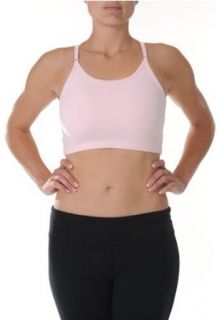 Beyond Yoga Adjustable Strap Sports Bra (Pale Pink, X Small) Clothing