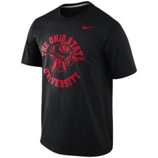 Nike Ohio State Buckeyes School Stamp T Shirt   Black