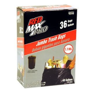 Red Max 36 Count 45 Gallon Trash Bags