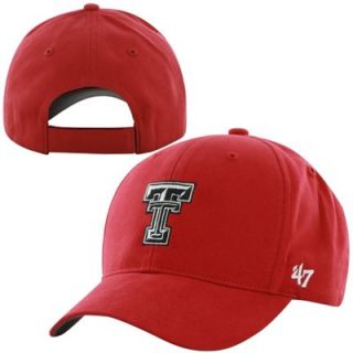 47 Brand Texas Tech Red Raiders Youth Basic Hat   Scarlet