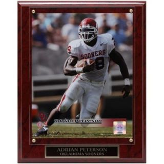 Oklahoma Sooners #28 Adrian Peterson 10.5 x 13 Player Plaque