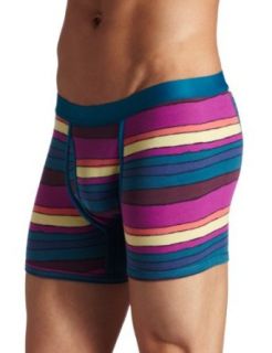 PACT Men's Multistripe Boxer Brief, Fuchsia Multistripe, Large at  Mens Clothing store