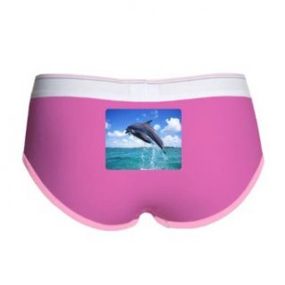 Artsmith, Inc. Women's Boy Brief Underwear Dolphins Singing Clothing