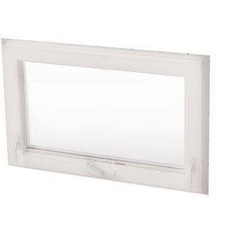BetterBilt 24 in x 18 in 340 Series Single Vinyl Double Pane New Construction Awning Window