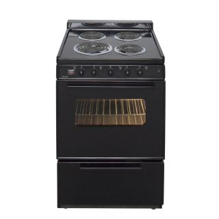 Premier 24 in Freestanding 2.9 cu ft Electric Range (Black)