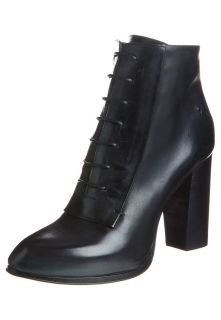 Costume National   Lace up boots   petrol