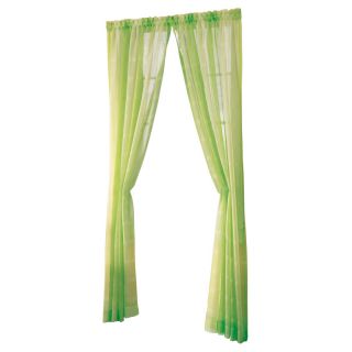 Style Selections 84 in L Lime Carli Curtain Panel