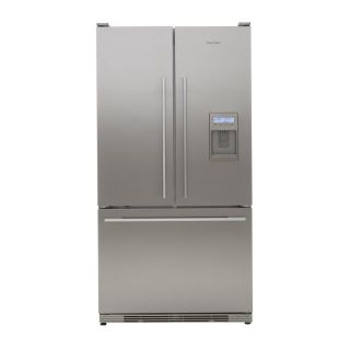 Fisher & Paykel 19.5 cu ft French Door Counter Depth Refrigerator with Single Ice Maker (Stainless Steel) ENERGY STAR