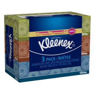 Kleenex 3 Pack Facial Tissue