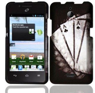 Hard Cover Rubberized Plastic Vintage Ace Snap On Case For Huawei Ascend Plus H881C (StopAndAccessorize) Cell Phones & Accessories
