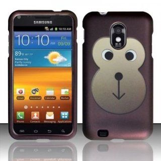 Brown Monkey Hard Cover Case for Samsung Galaxy S2 S II Sprint Boost Virgin SPH D710 Epic Touch 4G Cell Phones & Accessories