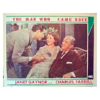 The Man Who Came Back (1931) Janet Gaynor, Charles Farrell, Kenneth MacKenna, Raoul Walsh Movies & TV
