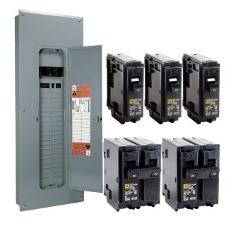 Square D 40 Circuit 40 Space 200 Amp Main Breaker Load Center (Value Pack)