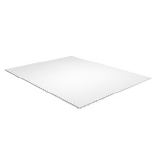 PLASKOLITE 36 in x 30 in x 0.157 in White Acrylic Sheet