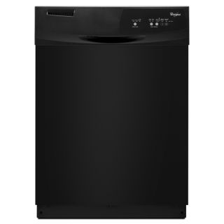 Whirlpool 59 Decibel Built in Dishwasher (Black) (Common 24 in; Actual 23.875 in) ENERGY STAR
