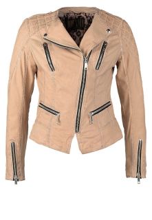 Jofama   MARIE PARIS   Leather jacket   beige
