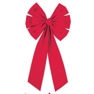Holiday Living 15 in Magnetic Red Decorative Bow