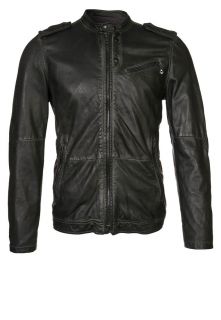 Diesel   LEPRANDIS   Leather jacket   black