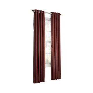 allen + roth City Park 63 in L Solid Sienna Grommet Curtain Panel