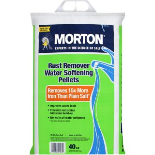 Morton 40 lbs Salt Pellets with Iron Reduction