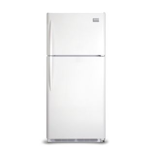 Frigidaire Gallery 20.6 cu ft Top Freezer Refrigerator with Single Ice Maker (Smooth White) ENERGY STAR