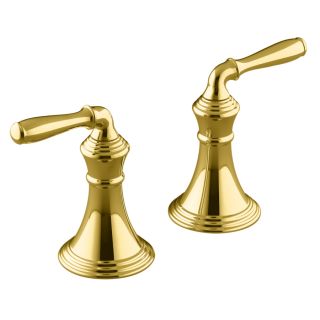KOHLER Devonshire Vibrant Polished Brass 2 Handle Fixed Deck Mount Tub Faucet