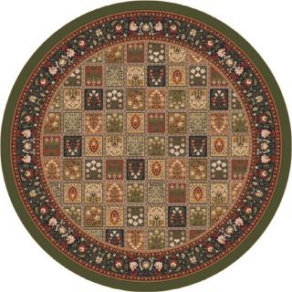 Milliken Pristina 7 ft 7 in x  7 ft 7 in Round Green Transitional Area Rug