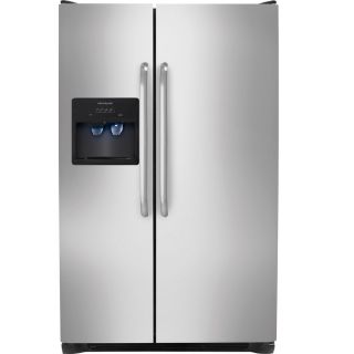 Frigidaire 26 cu ft Side By Side Refrigerator with Single Ice Maker (Stainless Steel) ENERGY STAR