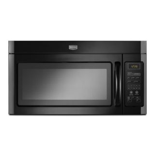 Maytag 1.6 cu ft Over the Range Microwave with Sensor Cooking Controls (Black)