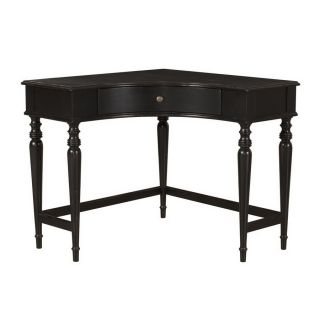 Cooper Classics Bromley Distressed Black Corner Desk