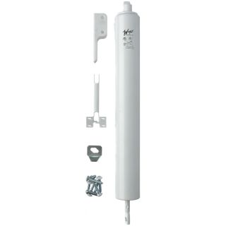 WRIGHT PRODUCTS 12 5/8 in White Adjustable Hold Open Pneumatic Screen Door and Storm Door Closer
