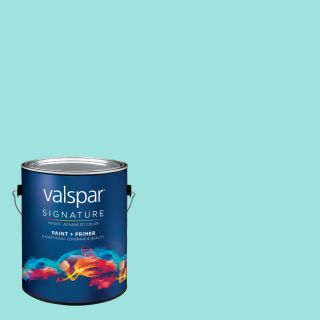 Creative Ideas for Color by Valspar 129.44 fl oz Interior Eggshell Bird Song Blue Latex Base Paint and Primer in One with Mildew Resistant Finish