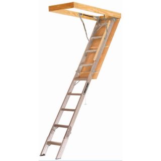 Louisville 10 ft Aluminum 375 lb Type IAA Attic Ladder
