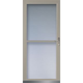 LARSON Almond Tradewinds Full View Tempered Glass Storm Door (Common 81 in x 36 in; Actual 80.71 in x 37.56 in)
