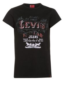 Levis®   CAPS   Print T shirt   black