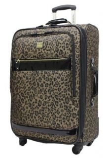Ricardo Beverly Hills Luggage Savannah 24 Inch Two Compartment Upright Bag, Golden Leopard, Large Clothing