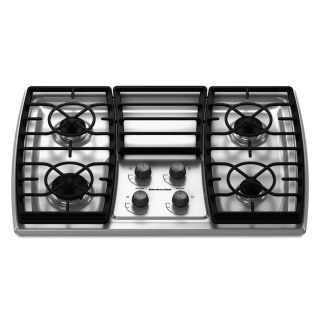 KitchenAid Architect II 30 in 4 Burner Gas Cooktop (Stainless)