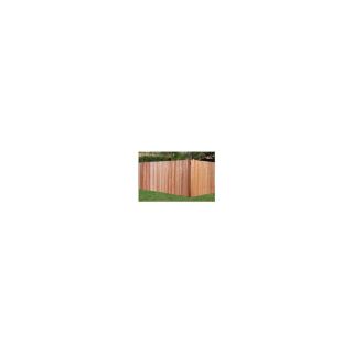 6 ft x 8 ft Western Red Cedar Dog Ear Wood Fence Panel