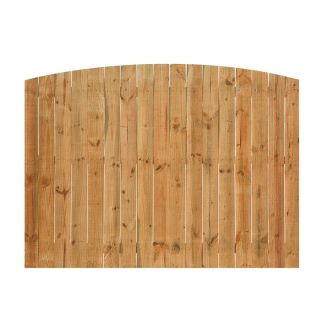 Cedar Flat Top Wood Fence Privacy Panel (Common 6 ft x 8 ft; Actual 6 ft x 8 ft)
