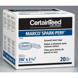CertainTeed SPARK PERF 6 1/4 in x 250 ft White Joint Tape