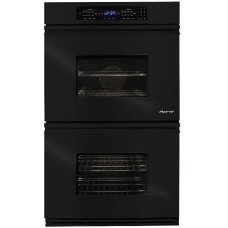 Dacor 27 in Self Cleaning Convection Double Electric Wall Oven (Black)