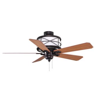 allen + roth 52 in Sonning Aged Bronze Ceiling Fan with Light Kit